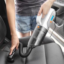 Kiplyki 4-in-1 handstofzuiger voor auto met bandenpomp, 12V automatische uitschakeling, LED-verlichting - Draagbare stofzuiger met pomp