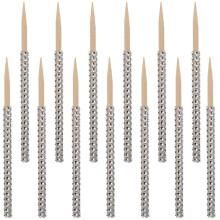 Décoration diamant - 32 bâtonnets pour cake pops, compatibles avec les sucettes en bois et aux pommes, pour les fêtes de Noël