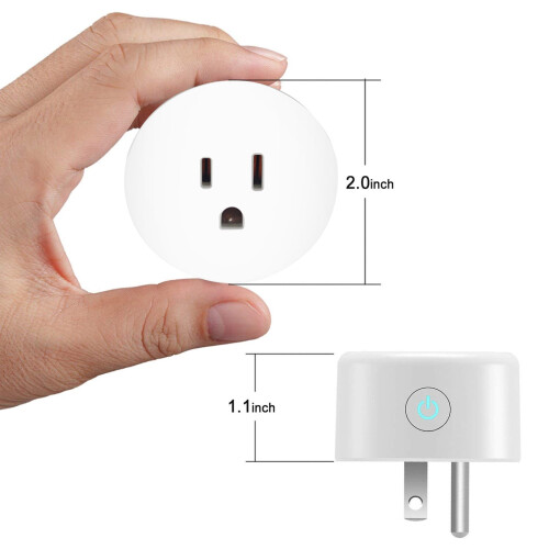 Augper Smart Plug Bluetooth WiFi Timer ETL FCC RoHS 2