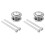 Toilet Tank Cover Set 2 pcs 1