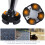 Telescopic Folding Cane with LED Light and Alarm 3