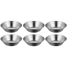 Moule à tartelettes aux œufs en acier inoxydable (6 pièces)