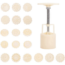 Flower Mooncake Mold Stamp Set 18 pcs 30g