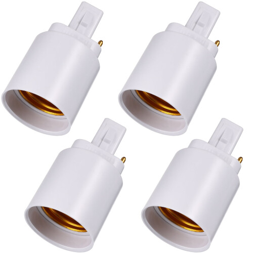 Adaptateur G24d vers E27 pour ampoule (4 pièces)