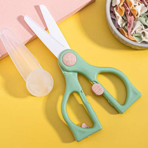 Kids' Ceramic Scissors Portable Safe 1 Pair