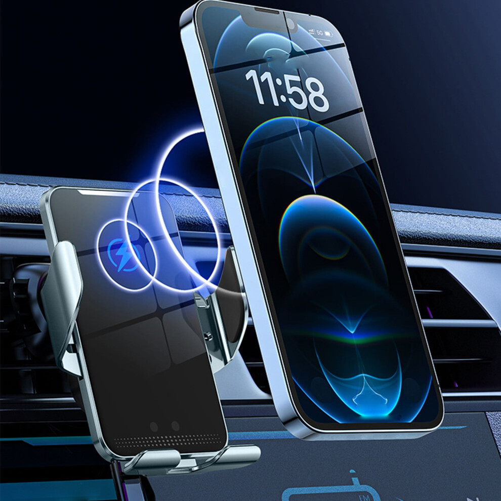 Smart Car Wireless Charging Mount Aluminum Alloy 1 972700561016
