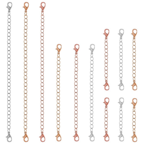 Extension Chain Necklace Extender 12 pcs
