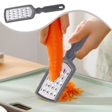 Râpe à fromage manuelle en acier inoxydable avec poignée souple