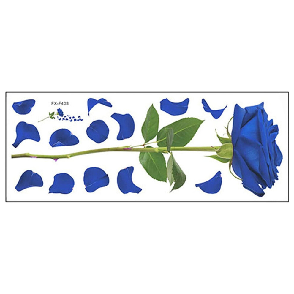 Romantic Roses Wall Stickers For Bathroom Living Room 908436288538