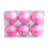 Christmas Ball Decorations Matte Gold Plastic 6pcs 6cm 2