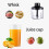 Hand Blender Stick Blender 300w Adjustable Immersion Blender With Handle 5