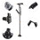Telescopic Folding Cane with LED Light and Alarm 2