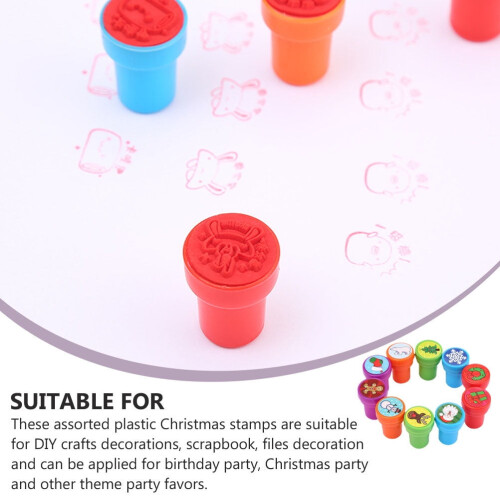 10 Ștampile de desene animate de Crăciun pentru copii DIY 2
