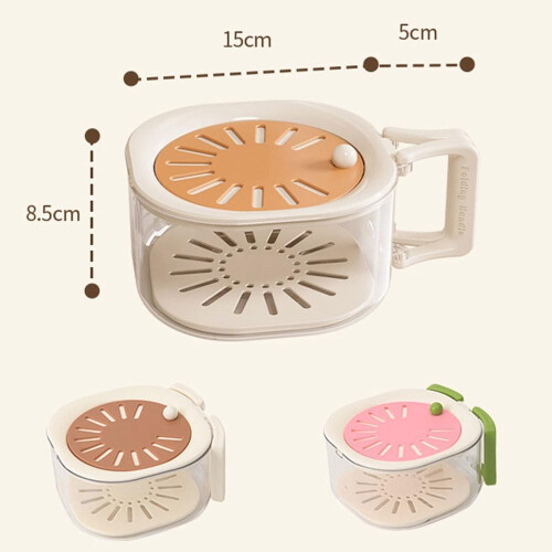 Fruit and Veggie Washing Basket with Strainer 2 PCS 1