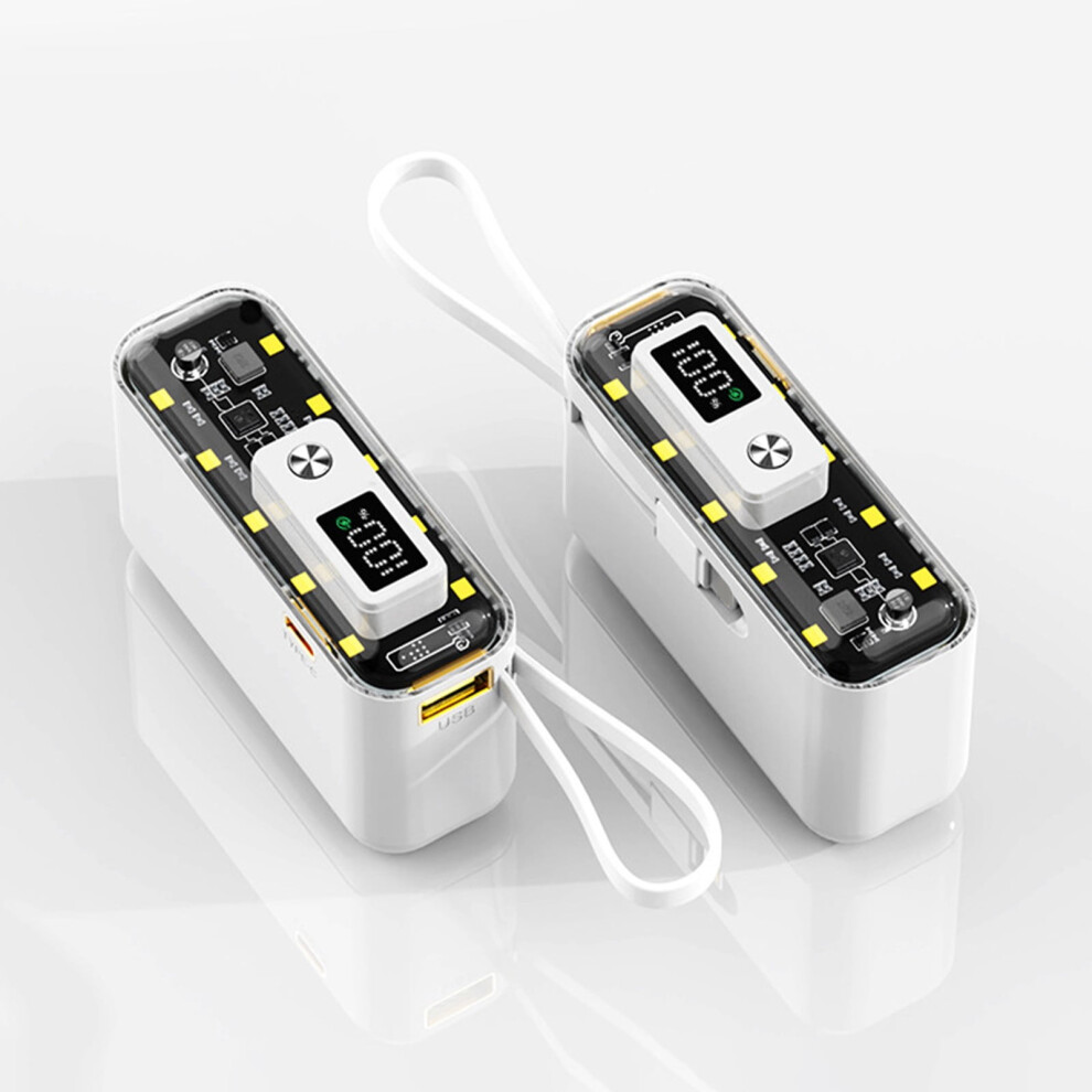 Portable Power Bank 20000Mah Pd 22.5W Fast Charging White 908436306171