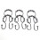 Shower Curtain Hooks Dual Type 12 Pieces 7