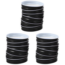 Couvercles pour bocaux Mason (18 pièces) à large ouverture, pratiques et réutilisables, pour la mise en conserve et la décoration du