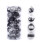 Christmas Tree Balls Black Shatterproof 24 pcs 3