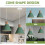 Office ceiling pendant lamp wrought iron luxury 4