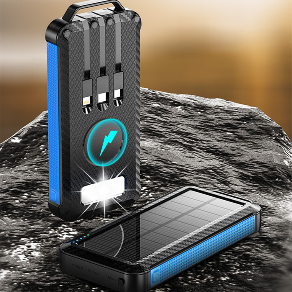 Solar Power Bank With Digital Display 20000Mah 908436397018