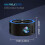 Mini proiettore LED ICQOVD1080P con interfaccia USB e telecomando, blu 4