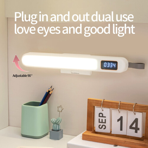 Txmfgh Dimmable LED Wall Reading Light with Rechargeable