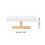 Wooden bracelet display stand with leather padding 4