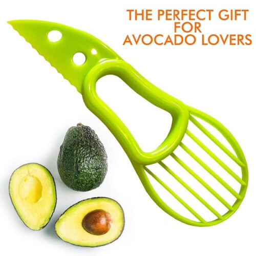 Feliator Avocado Plastic Knife 18 cm Fruit Cutter Pitter Kitchen Tool 2