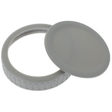 1 couvercle en silicone pour bocal Mason à large ouverture