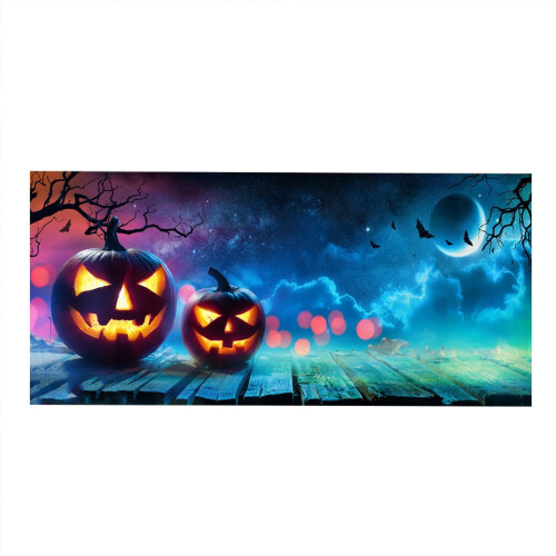 Sfondo per garage con telo da appendere per Halloween 1