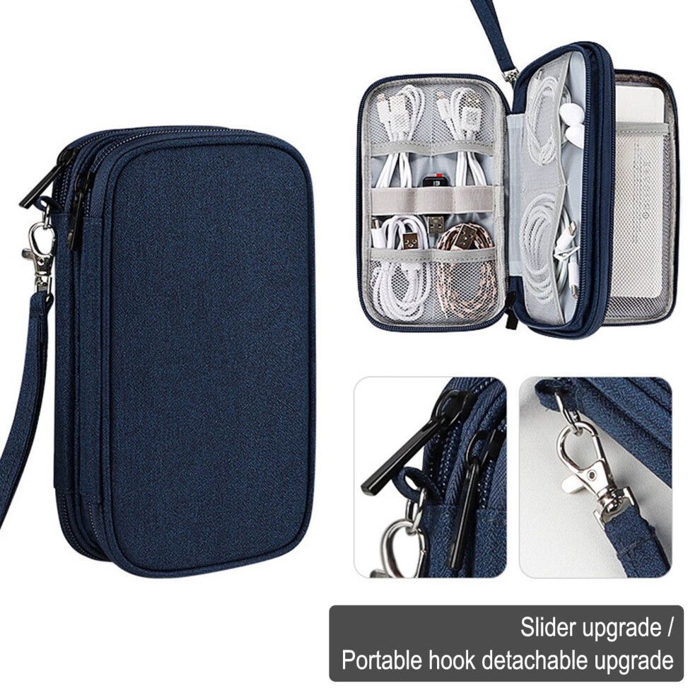 Valseel Hard Disk Protective Sleeve With Multi-Layer Storage 908436309042