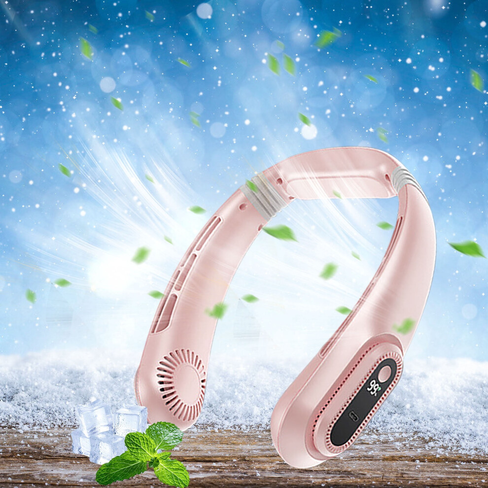 Quinlirra Neck Fan Portable Usb Rechargeable 3-Speed 908436304566