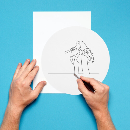 Drawing Paper Cardstock Thick White 40 Sheets 1