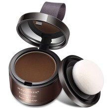 (4# Gray) MAYCHEER Hairline Shadow Powder Natural Hairline Filler for Forehead Temples Long-Lasting Oil Control