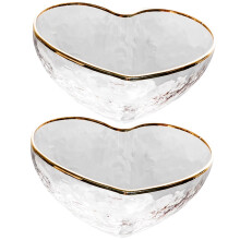 Plat de service en verre pour bureau ou cuisine (2 pièces)