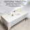 Nappe jetable en plastique blanc 54 x 108 pouces 3