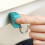 Magnetic Hook Coat Hanger Shelf Blue 3