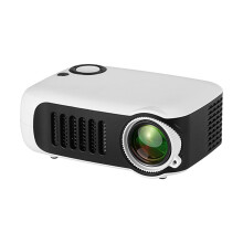 VALSEEL Home Portable Mini LED Projector, 1080P HD, Supports U-Disk/TF Card/HDMI/AV, Compatible with Various Devices