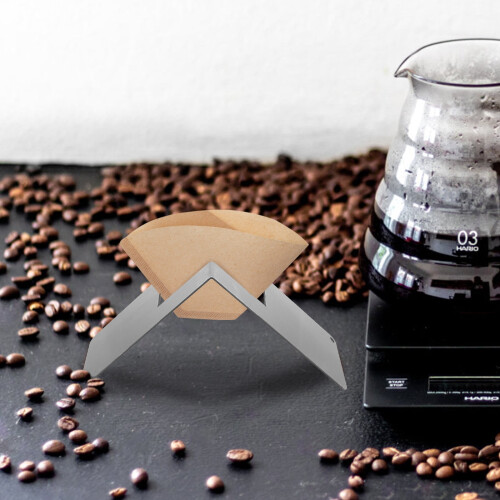 Kaffefilterholder i rustfrit stål, 3-pak 2