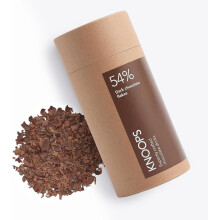 Knoops Dark Hot Chocolate Flakes, 54% Dark Luxury Hot Drinking Chocolate, Delicious Cocoa Drink with Real Choc Flakes, All Natural Vegan Ingredients