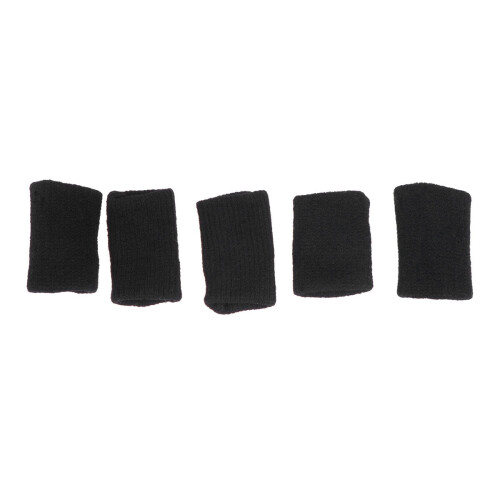 Finger Cots Protective Elastic 5pcs Black 1