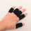 Finger Cots Protective Elastic 5pcs Black 7