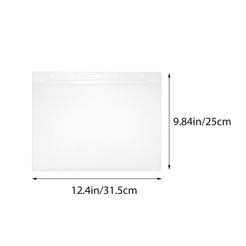 Document Protective Covers PVC Unisex 2 pcs 1