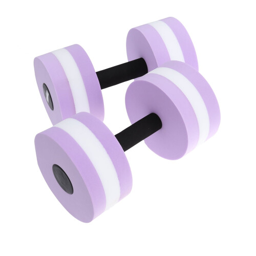 Aquatic Exercise Dumbbells EVA Purple 2 pcs 2
