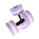 Aquatic Exercise Dumbbells EVA Purple 2 pcs 2