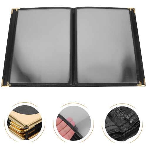 Transparent Menu Cover Restaurant Binder Protector 1