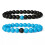 Pulseiras de casal com design de rei e rainha (2 peças) 1