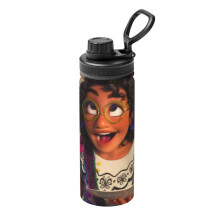 Encanto Sports Isolierte Wasserflasche Edelstahl Tragbarer Becher Outdoor-Wasserflasche Modische Reise-Fitness-Studenten-Einheitsgröße.
