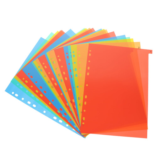 Guangmc A4 file divider notebook 20 pcs 2