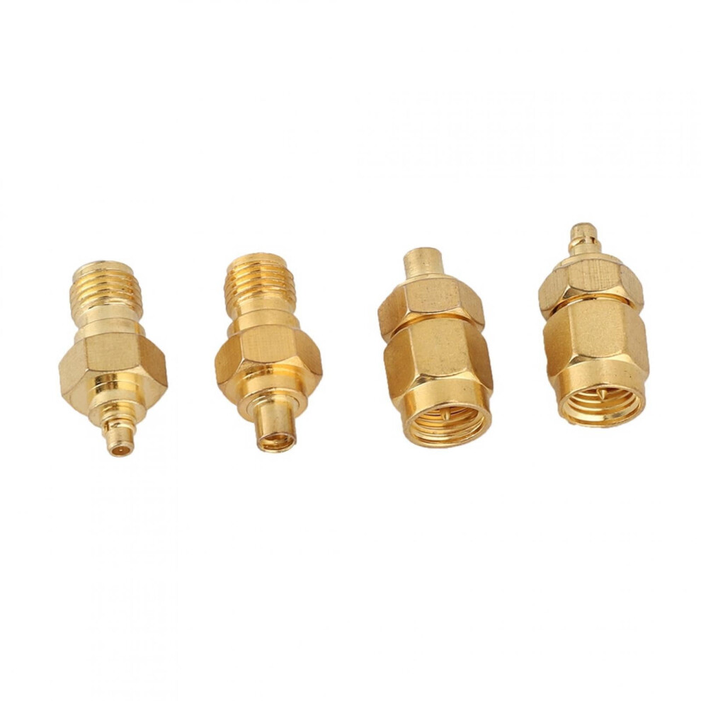 Adaptador Mmcx A Sma 50 Ohm Latã³N Niquelado 4 Piezas 971050867717